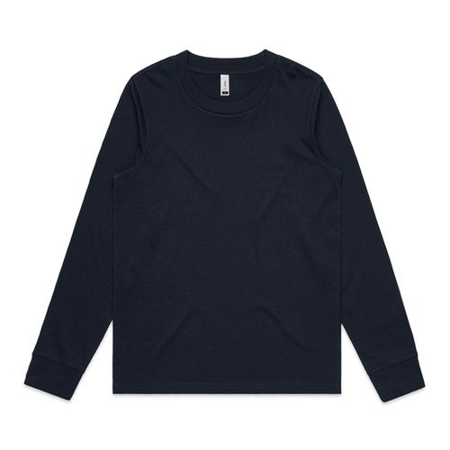 NAVY wo's-dice-l/s-tee-navy